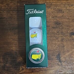 Titleist Green and White Masters Edition Golf Balls